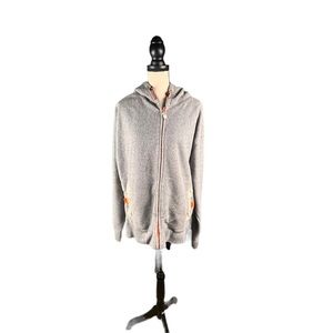 Suburban gray fleece hoodie